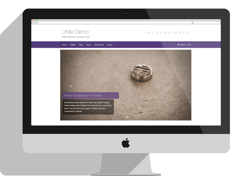 Os melhores temas para WordPress, gratuitos e responsivos para seu site ou blog. 4 Unite-tema-worpress-2016