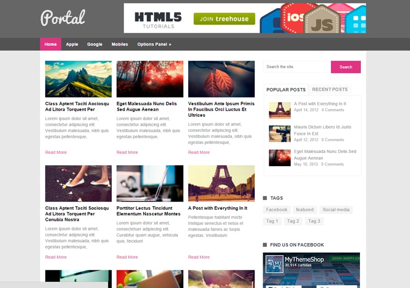 Os melhores temas para WordPress, gratuitos e responsivos para seu site ou blog. 18 portal-tempalte-wordpress