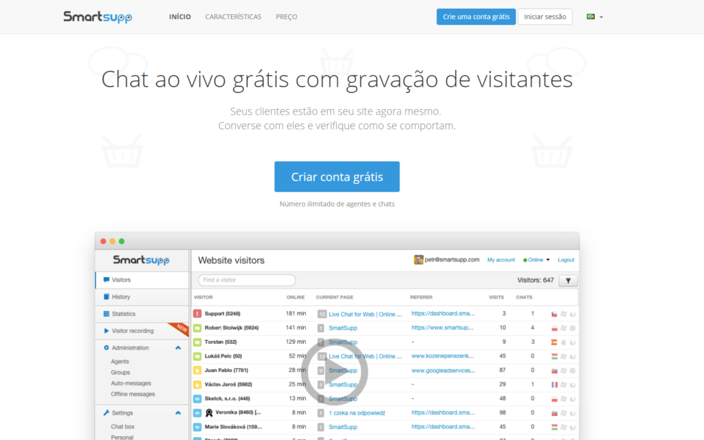 smartsupp chat gratuito